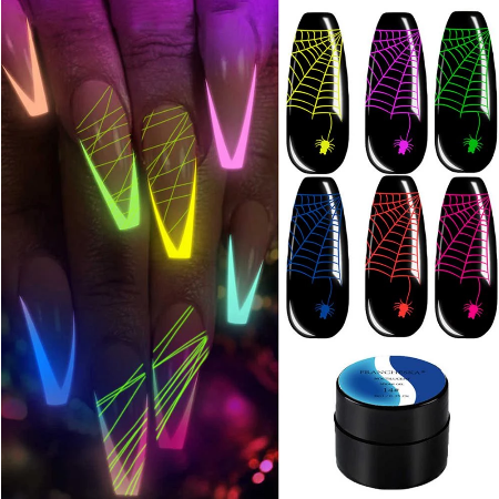 GLOW IN THE DARK NAIL POLISH (6pc)