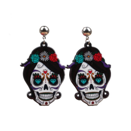 Day of the Dead Skull Earrings