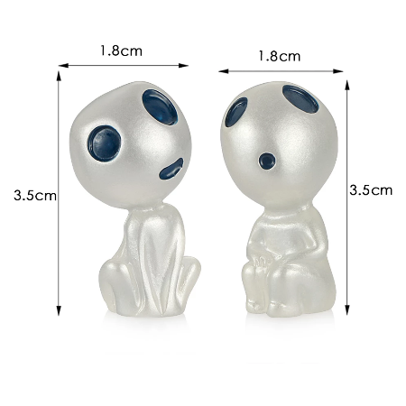 Luminous Mini Alien Dashboard Buddies (pair)