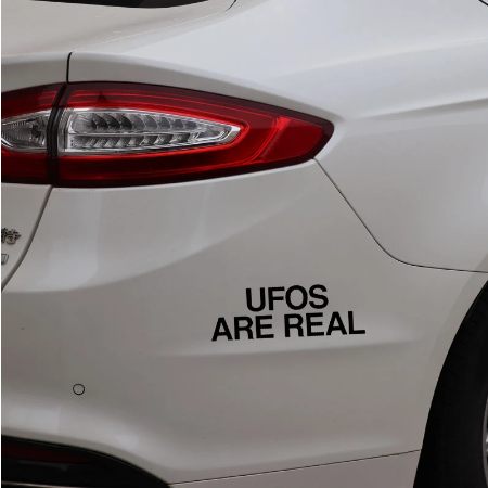 UFOS ARE REAL Decal