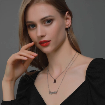Ghost Spooky Earring / Necklace Set