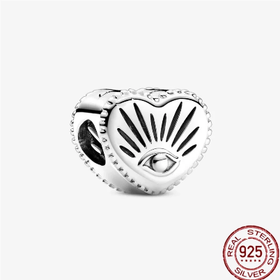 925 Sterling Silver Rose Gold T-Bar Snake Chain Charm Bracelet
