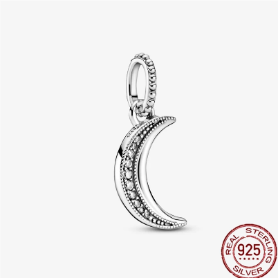 925 Sterling Silver Rose Gold T-Bar Snake Chain Charm Bracelet