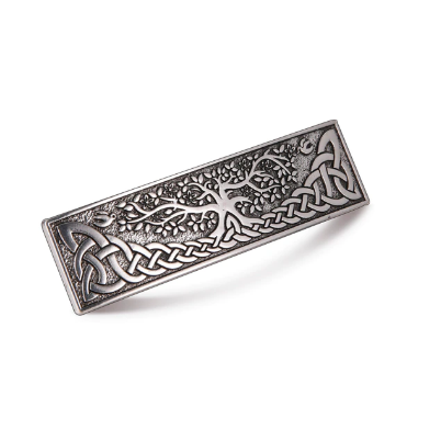 Nordic Runes Tree of Life Barrette Hair Clip
