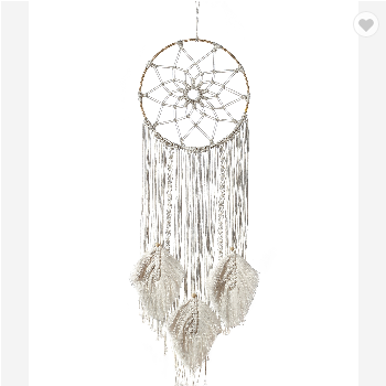 Bohemian Woven Macrame Dreamcatcher - Handmade (3)