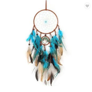 Turquoise Colored Tree Of Life Dreamcather