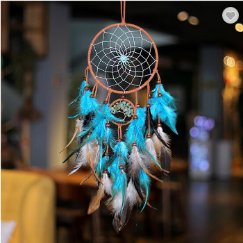Turquoise Colored Tree Of Life Dreamcather