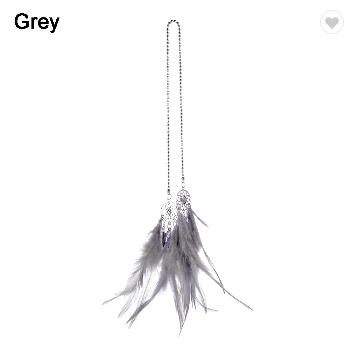 Vehicle Rear Mirror Feathered Chain Dreamcatchers (3 Colors)