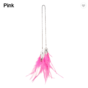 Vehicle Rear Mirror Feathered Chain Dreamcatchers (3 Colors)