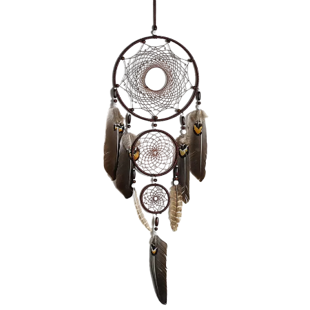 3 Hoops Large Brown Dreamcather