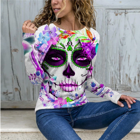 Day of the Dead Long Sleeve T-Shirt