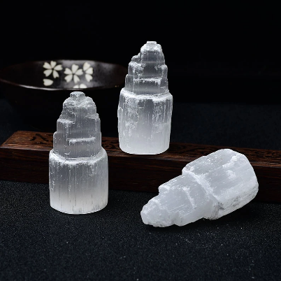 100% Natural Selenite Crystal Tower