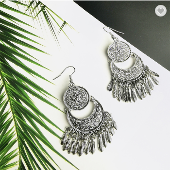 3 Set Vintage Boho Tassel Pendant Earring