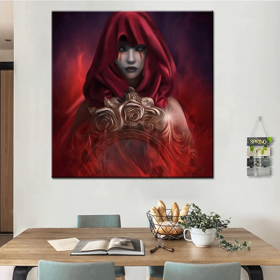 The Red Mystic Diamond Dot Painting Kit