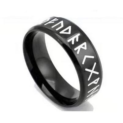 Viking / Nordic Double Letter Rune Ring