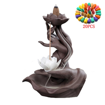 White Lotus Zen Backflow Waterfall