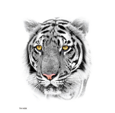 Lion, Tiger or Wolf Henna Temporary Tattoo