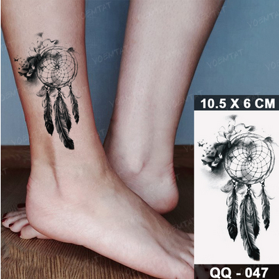 Dreamcatcher Henna Pattern Temporary Tattoo