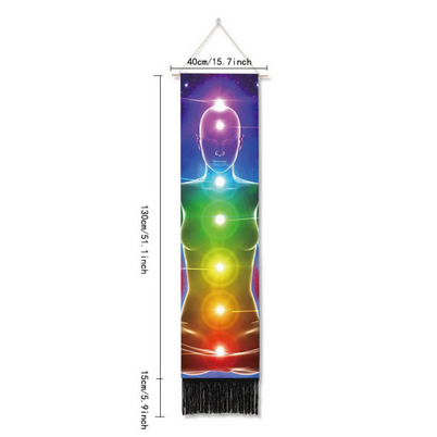 Seven Chakras Wall Tapestry