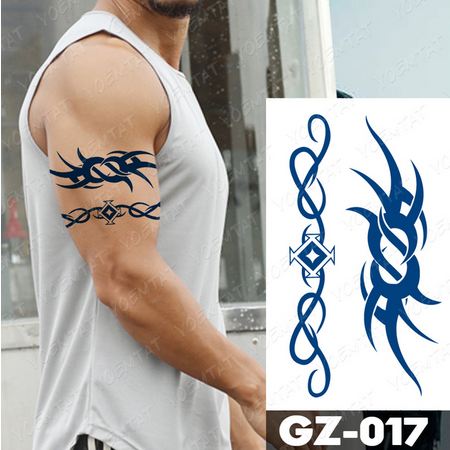 Upper Arm Nordic Knot Henna Temporary Tattoo