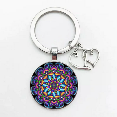 Indian Mandala Keychain 3-Styles