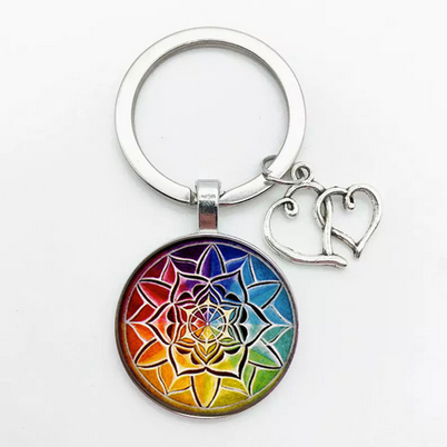 Indian Mandala Keychain 3-Styles
