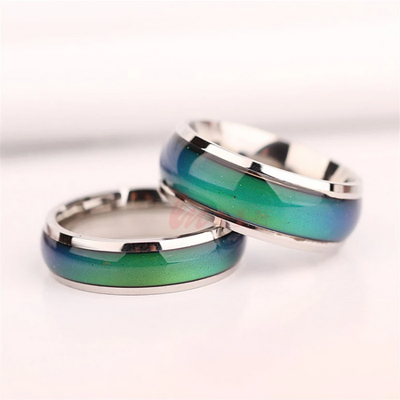 Stainless Steel Color Changing Mood Ring