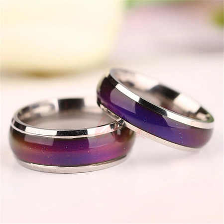 Stainless Steel Color Changing Mood Ring