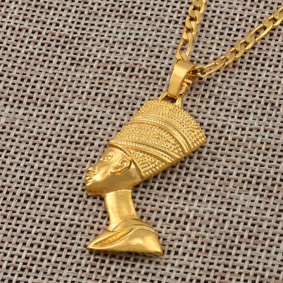 African Egyptian Queen Nefertiti Necklace