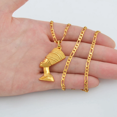African Egyptian Queen Nefertiti Necklace