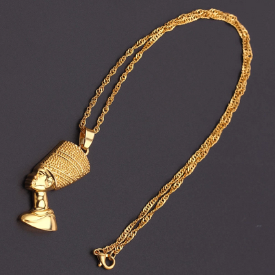 African Egyptian Queen Nefertiti Necklace