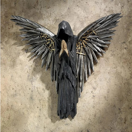 Warrior Dark Archangel Wall / Garden Figure