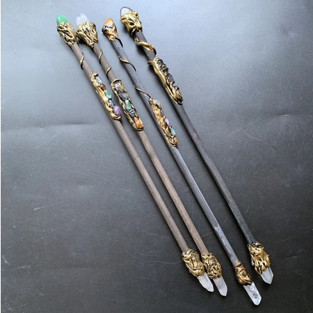 Crystal Magic Wand 14" Long (4 Styles)