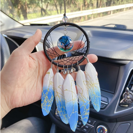 Tree Of Life Mirror Dreamcatcher (handmade)