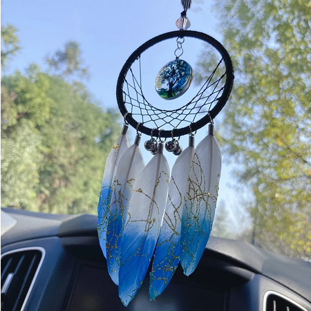 Tree Of Life Mirror Dreamcatcher (handmade)
