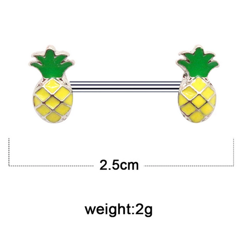 Naughty Pineapples Nipple Ring