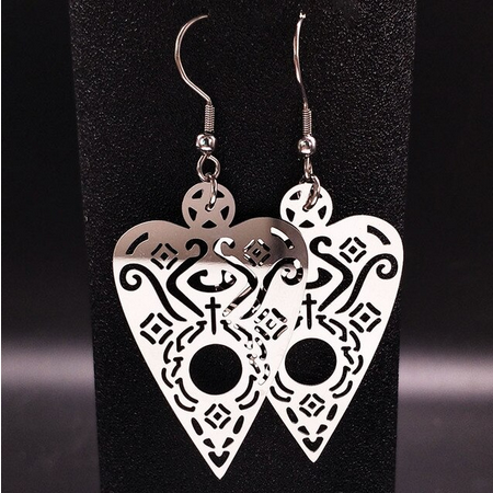 Ouija Wicca Symbols SS Drop Earrings