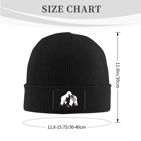 Bigfoot Waving Flag Beanie (2-colors)