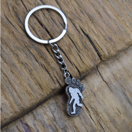 Bigfoot Inside a Big Foot Keychain