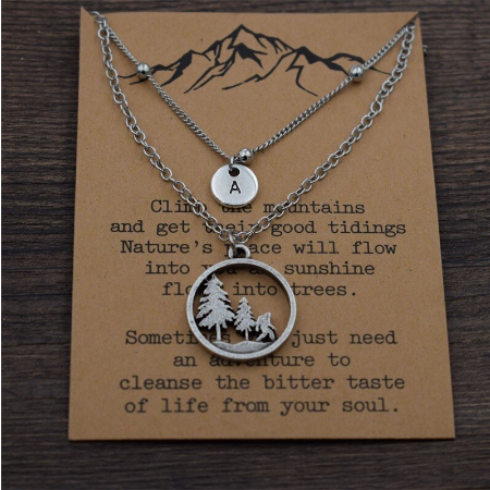 Bigfoot Dual Chain Necklace (22" adjustable)