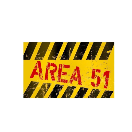 Area 51 Hazard Decal