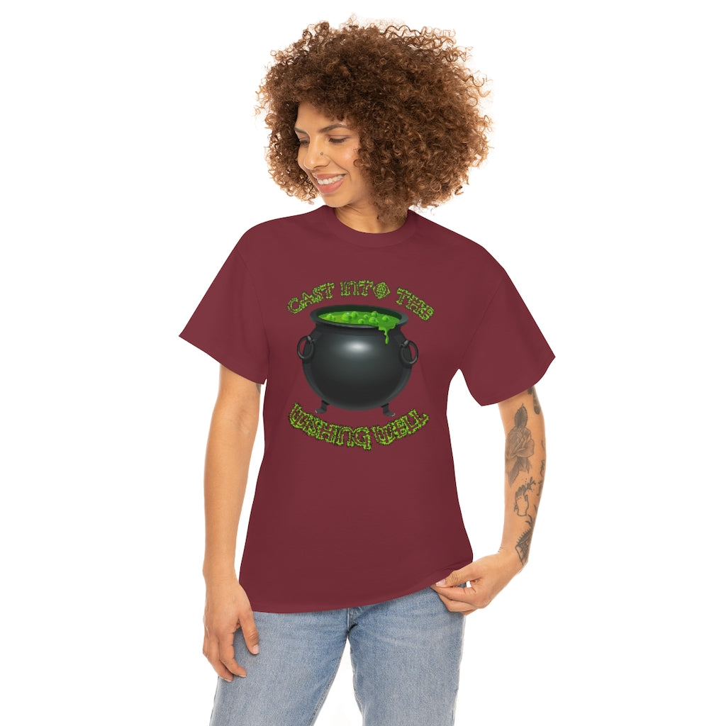 Cast Into the Wishing Well - Unisex Heavy Cotton Tee