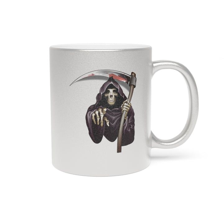 Reaper Metallic Mug (Silver\Gold) Two Images