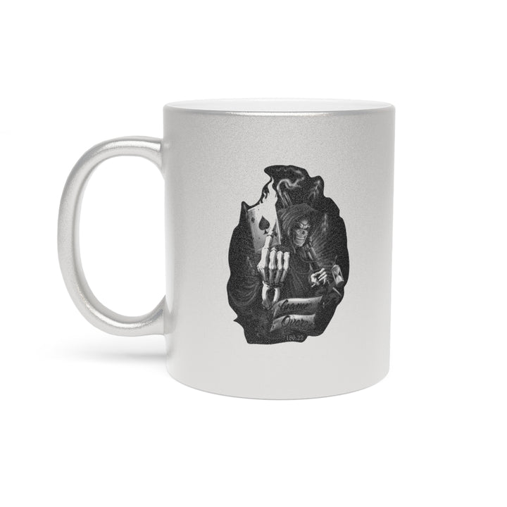 Reaper Metallic Mug (Silver\Gold) Two Images