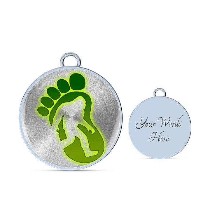 Glowing Bigfoot Bangle (Gold or Silver)