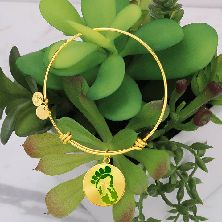 Glowing Bigfoot Bangle (Gold or Silver)