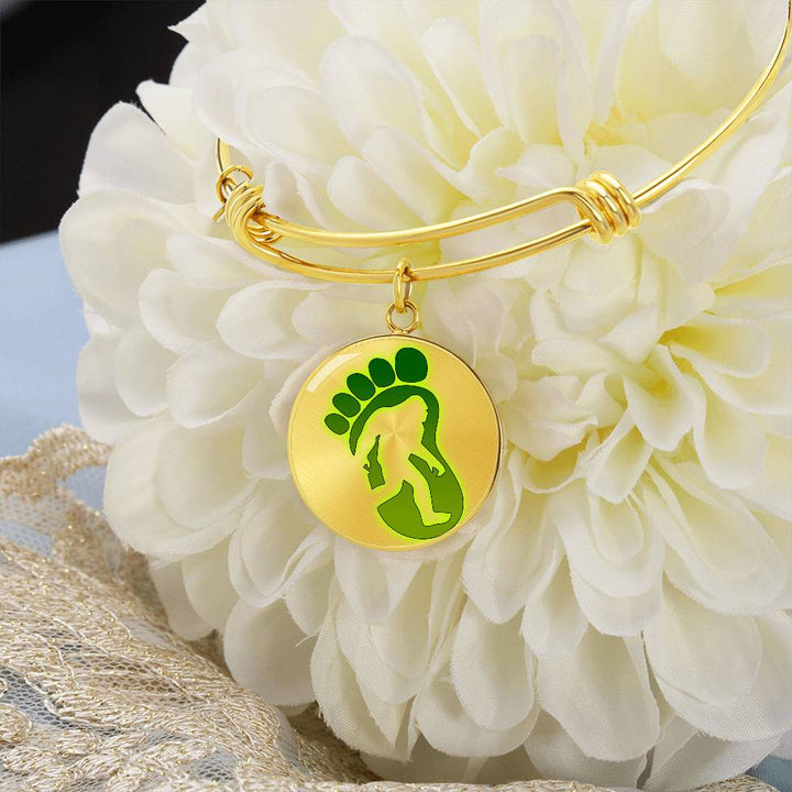 Glowing Bigfoot Bangle (Gold or Silver)
