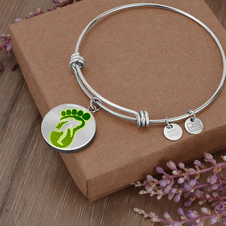Glowing Bigfoot Bangle (Gold or Silver)