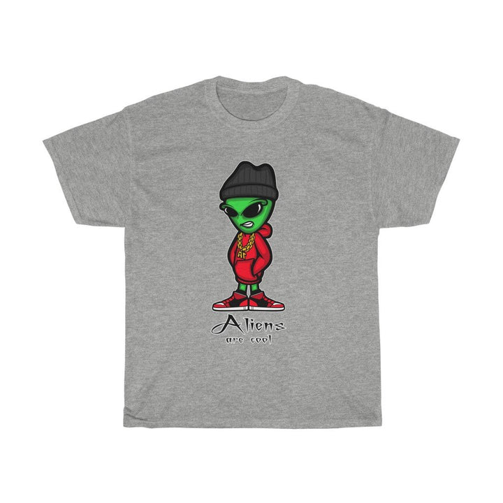 Aliens Are Cool - Unisex Heavy Cotton Tee