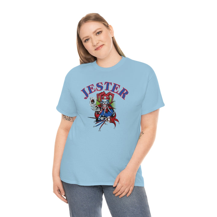 Jester Skull - Unisex Heavy Cotton Tee
